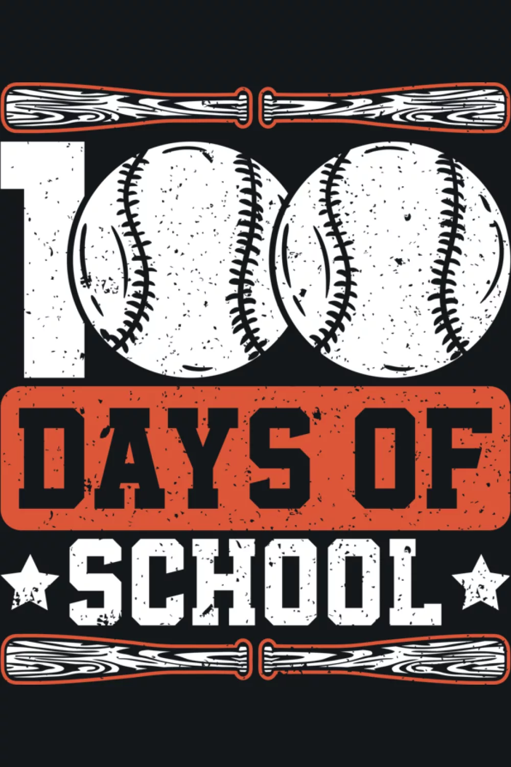 boys kids baseball 100th day shirt