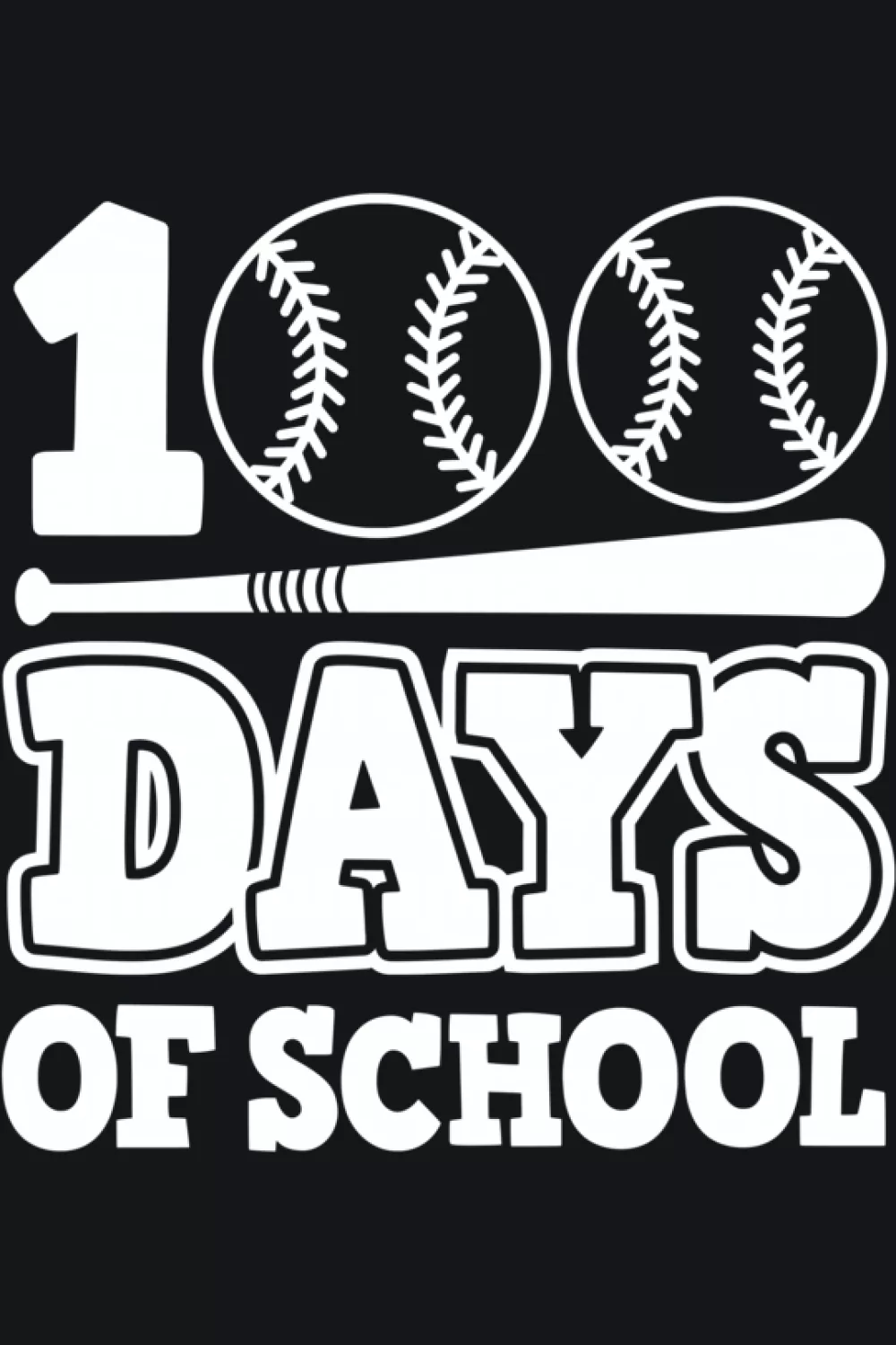 baseball celebration tee for 100 days school