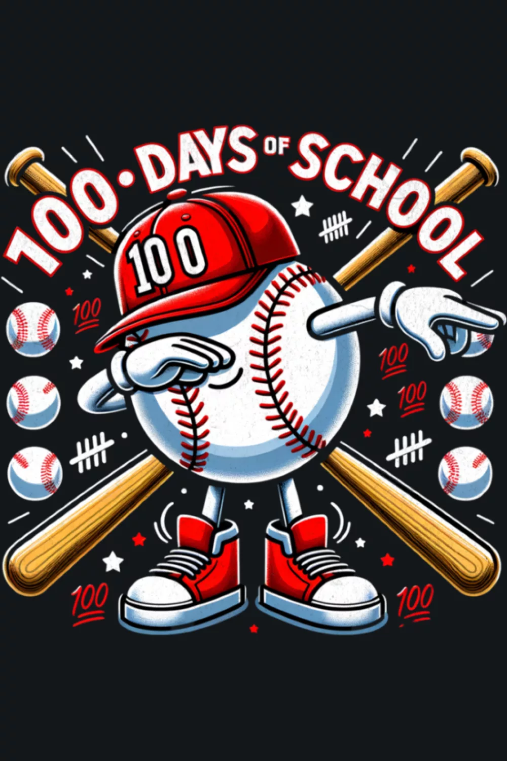 balanced school celebration baseball idea