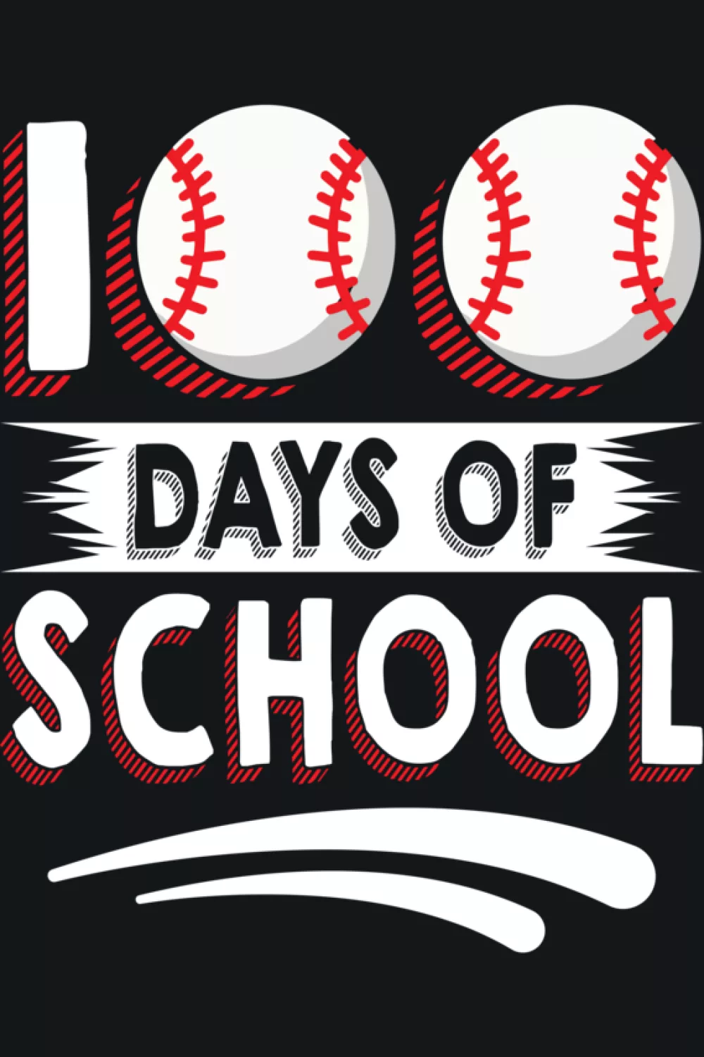 teacher and kids baseball 100th day shirt