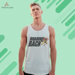 1980 San Francisco 49ers Roaring Back Football T Shirt Vintage 4 1980 San Francisco 49ers Roaring Back Football T Shirt tank top in white