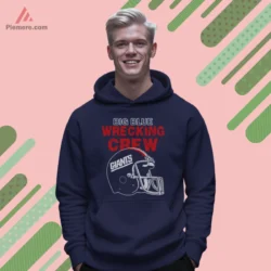 Giants Big Blue Wrecking Crew hoodie in navy