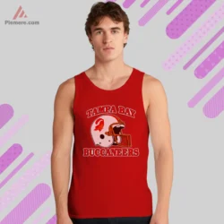 Tampa Bay Buccaneers Bucco Bruce helmet tank top red