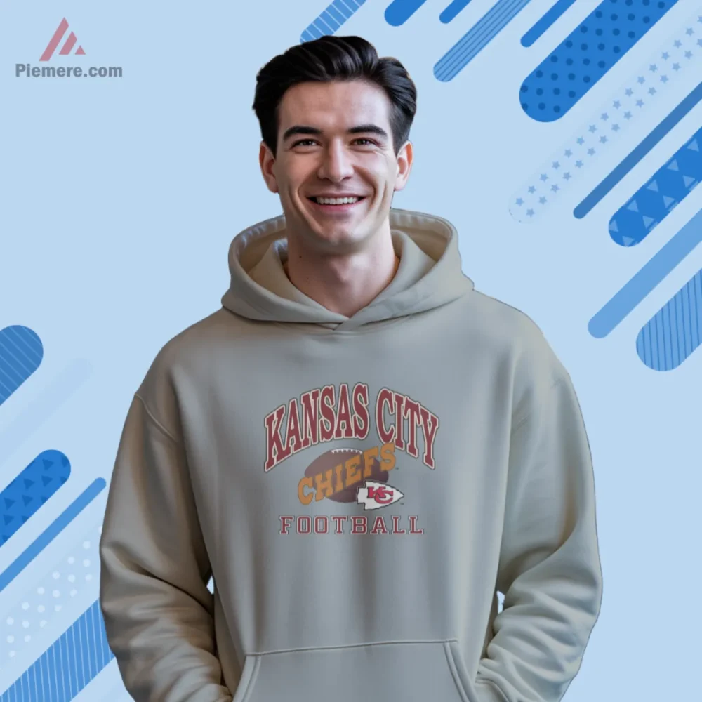 Sport grey hoodie with classic Chiefs football graphic