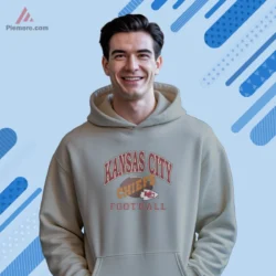 Sport grey hoodie with classic Chiefs football graphic