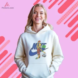 Chicago Bulls parody hoodie in white with Bart artwork