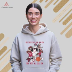 1990s Chicago Bulls Looney Tunes Basketball Shirt hoodie white