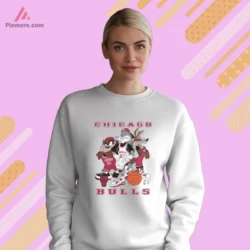 Chicago Bulls Looney Tunes sweatshirt white
