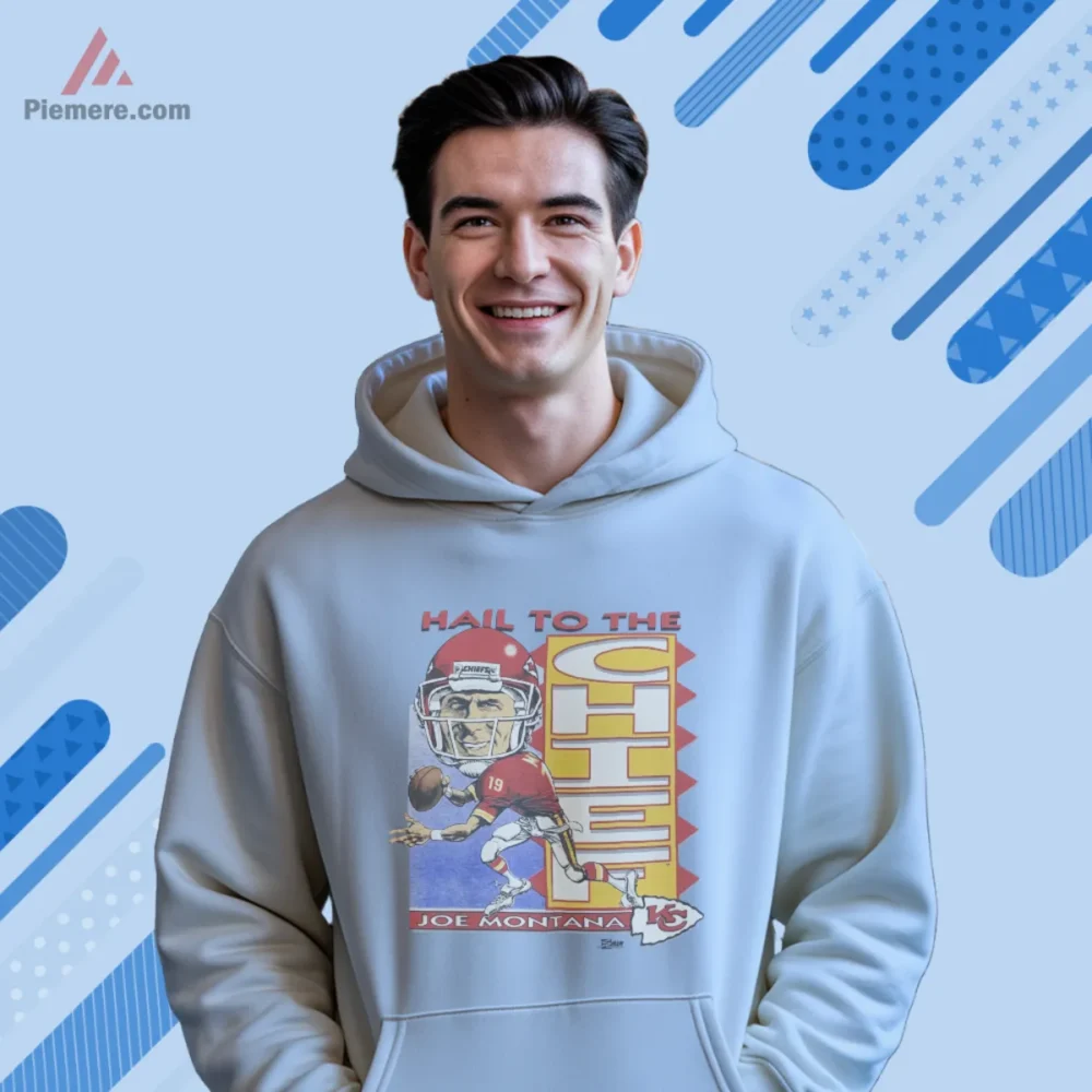 Light blue hoodie featuring vintage Kansas City artwork
