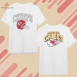1990s Kansas City Chiefs Double Sided Football Shirt front helmet back arrowhead graphic