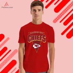 1990s Kansas City Chiefs Pennant Logo Football Shirt with triangle pennant and KC arrowhead