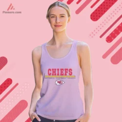Light pink tank top with Chiefs wordmark