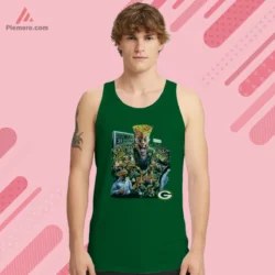 Packers Cheeseheads tank top in forest green