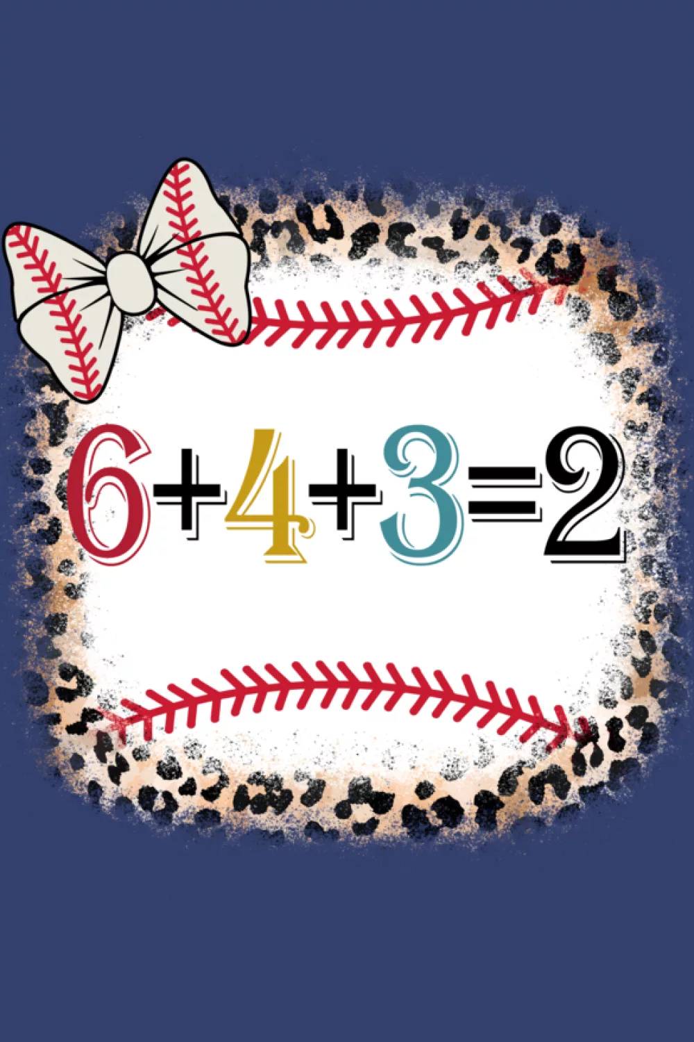 Women and kids friendly 6 4 3 2 shirt