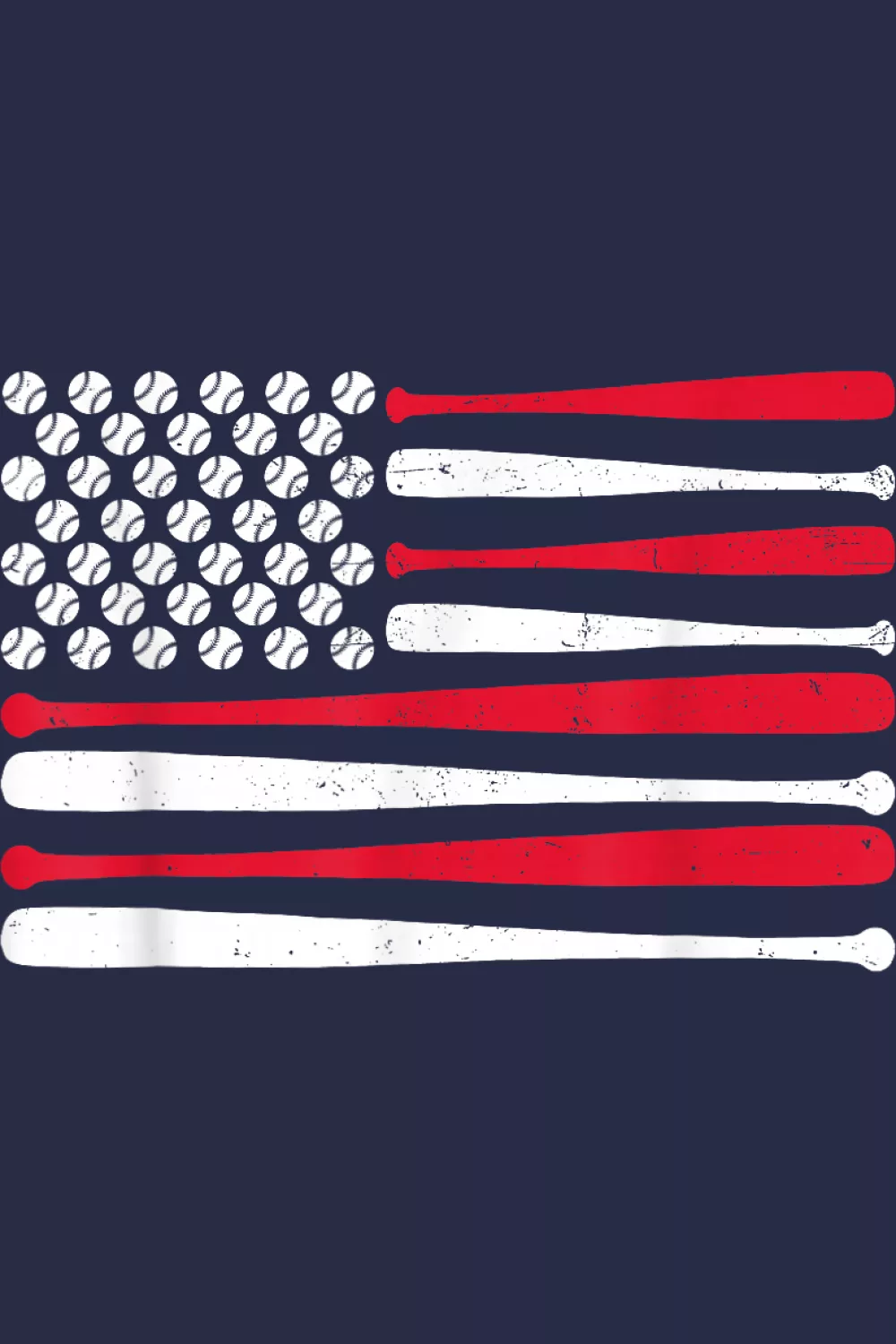Compact fan crest with ball and stripes
