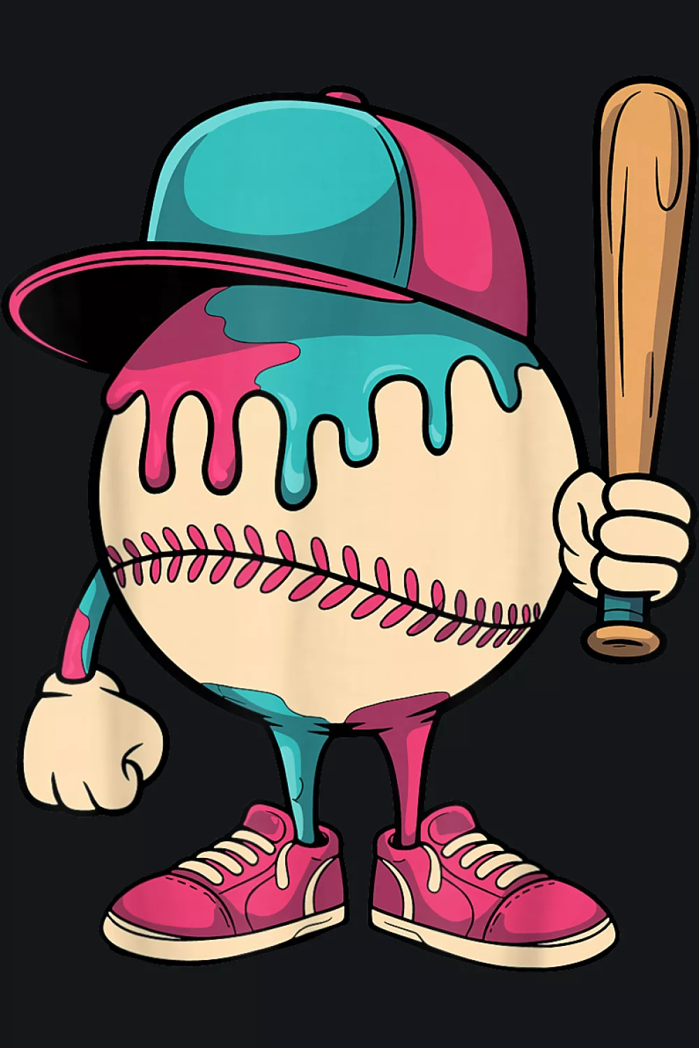 Classic batter with cool posture