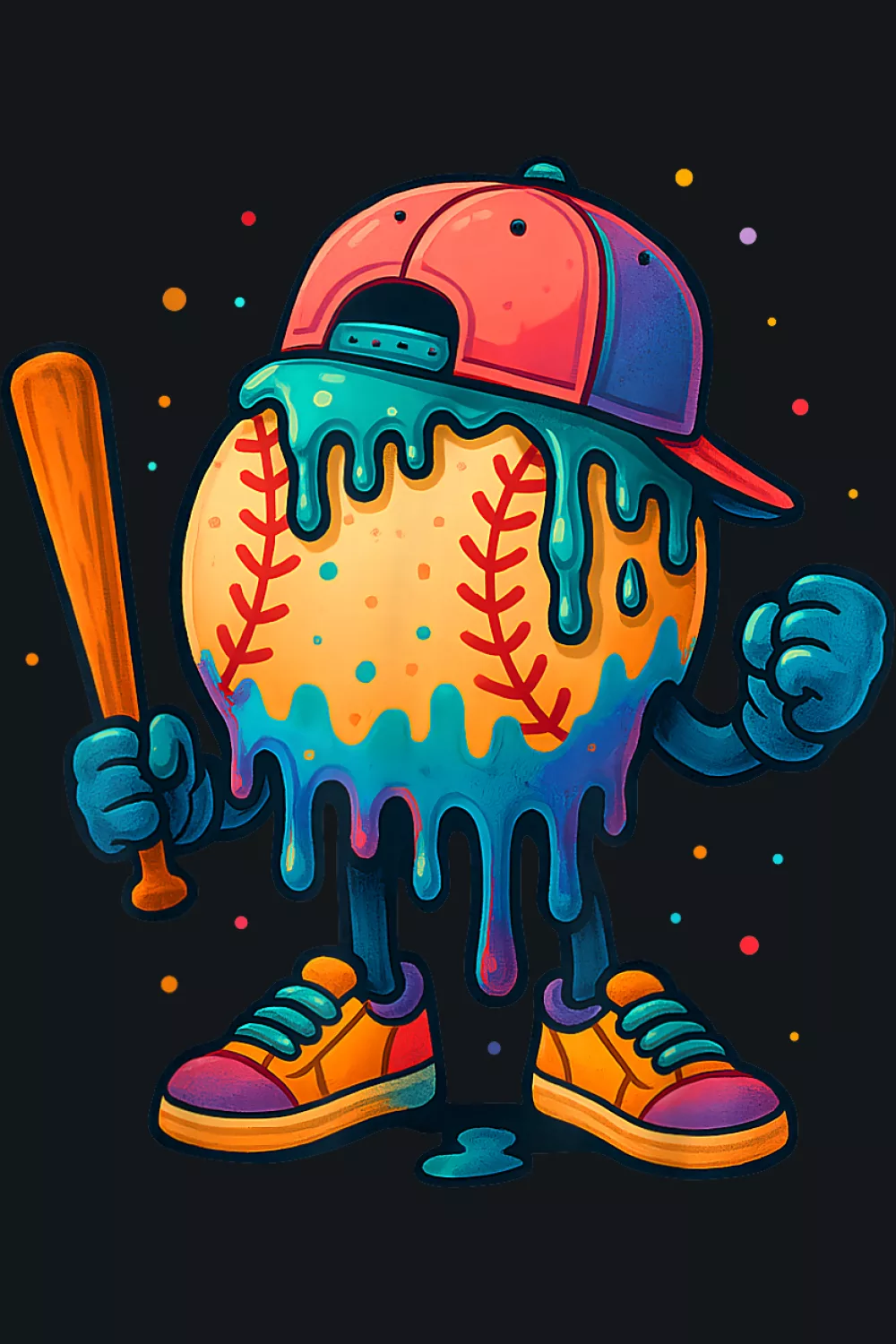 Sport player theme with focused eyes