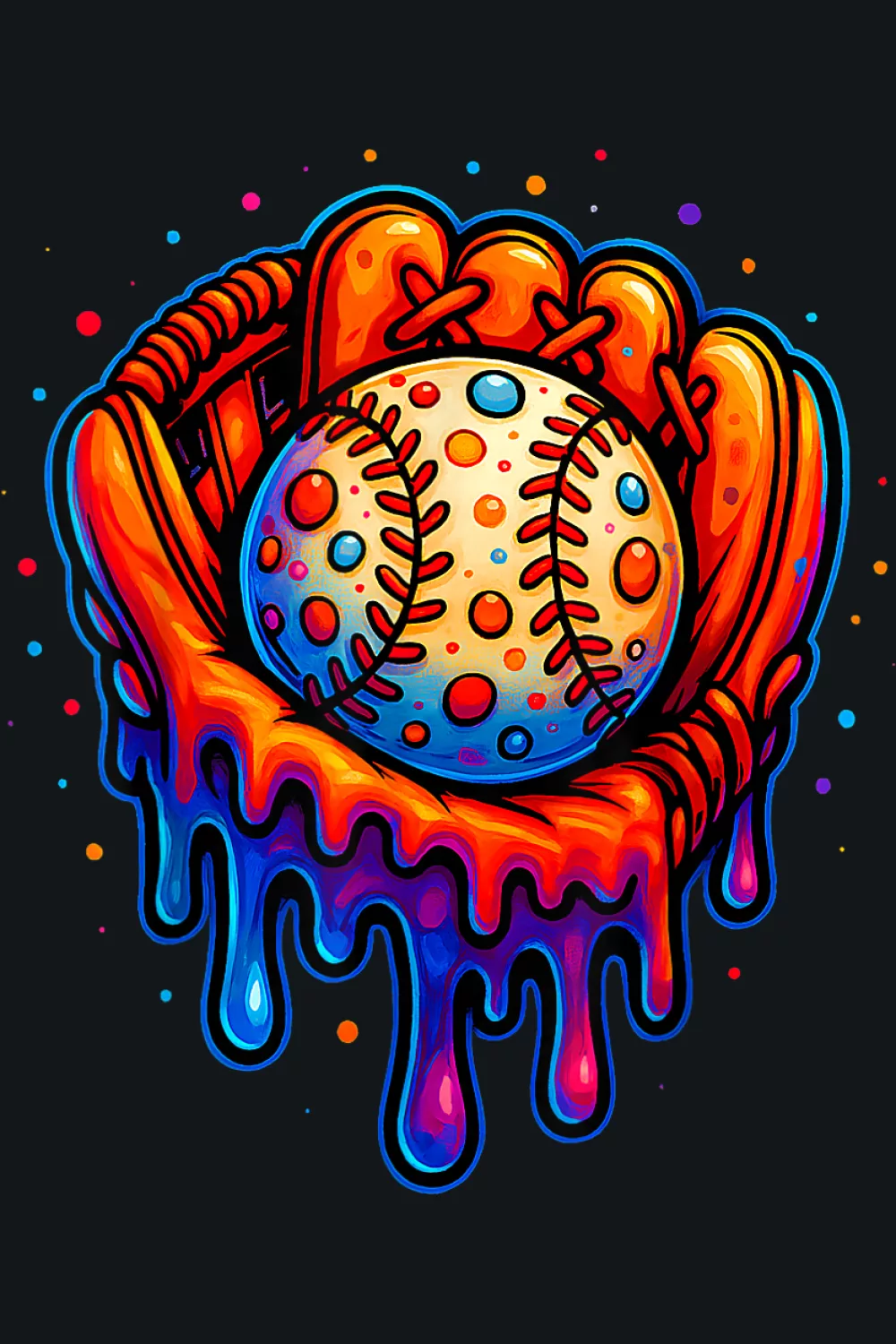 Sport player crest with candy shine