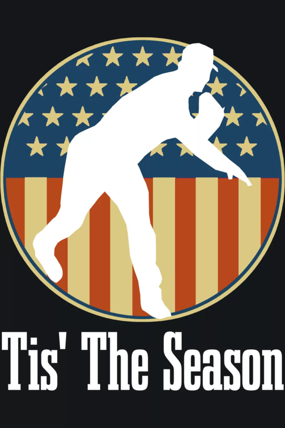 Patriotic baseball fan theme with USA inspired energy for winter practices and holiday gatherings.