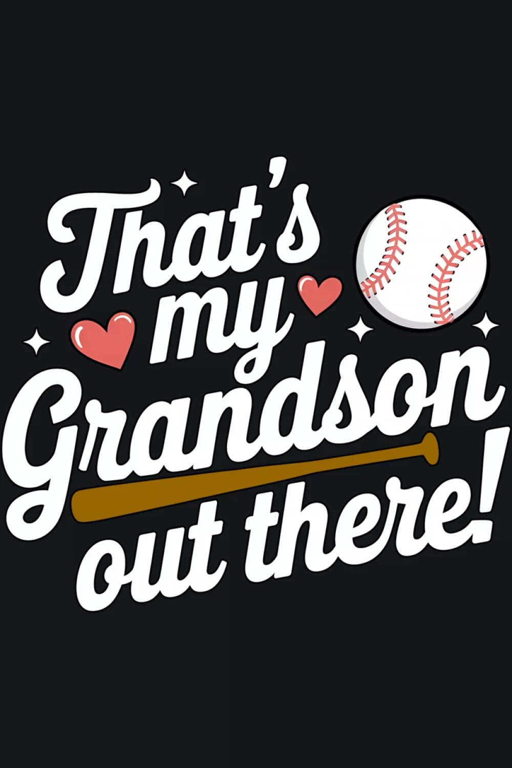 Cute sports themed baseball grandma outfit