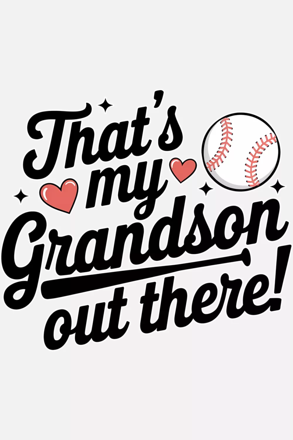 cute sports grandma baseball style