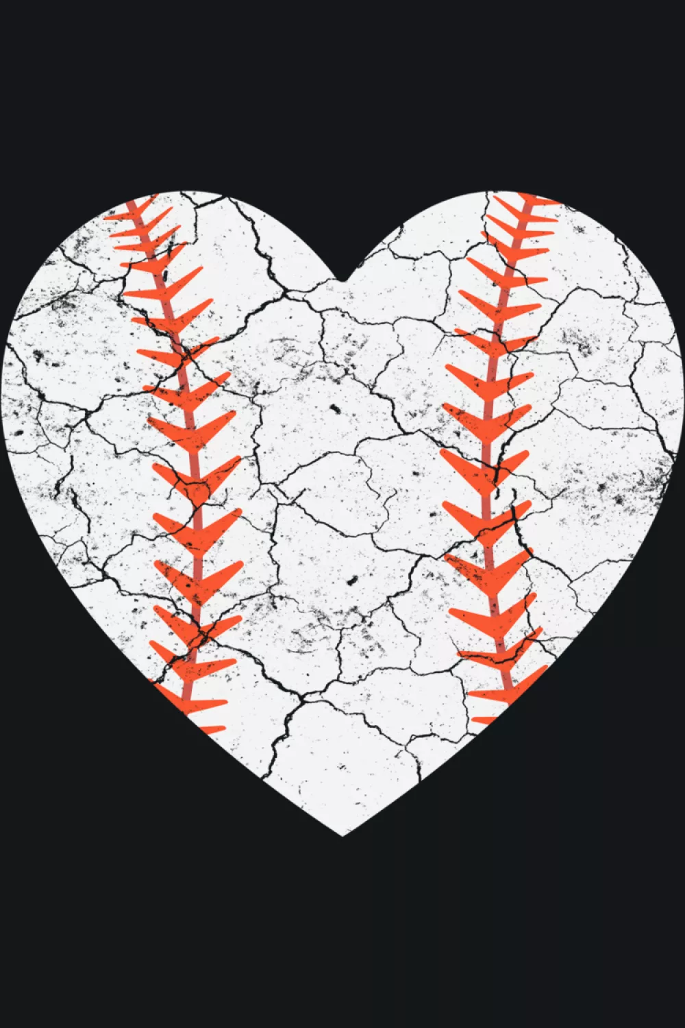 41+ Love Baseball Heart Shirt Design Ideas for Game Day and Valentines Day 54 Another Valentines Day baseball heart variation for team families and young fans.