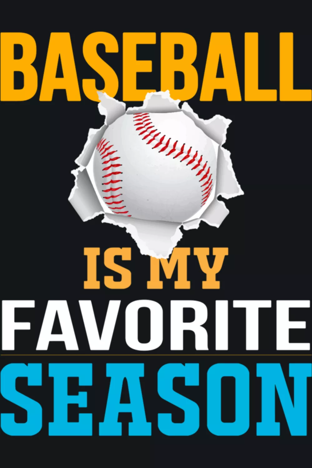 Favorite season shirt themed around fun ballpark trips.