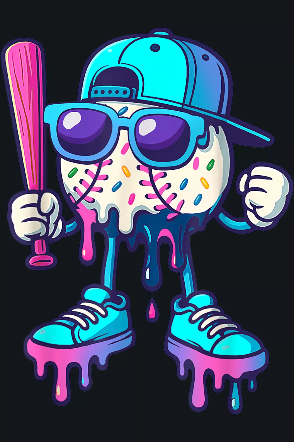 Dab pose with sparkling accents