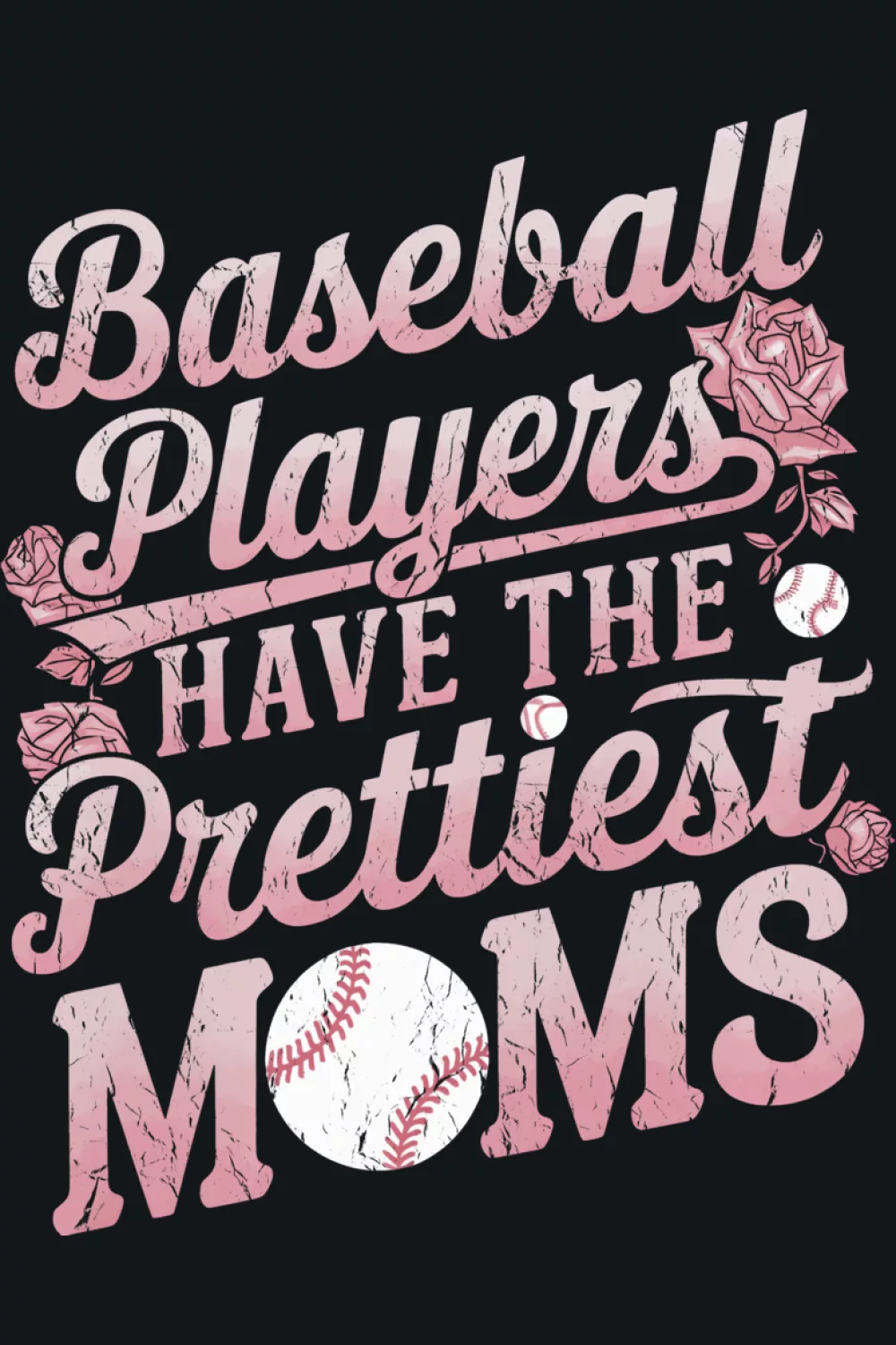 Mothers themed baseball pride message that feels sweet and supportive for family game day moments.