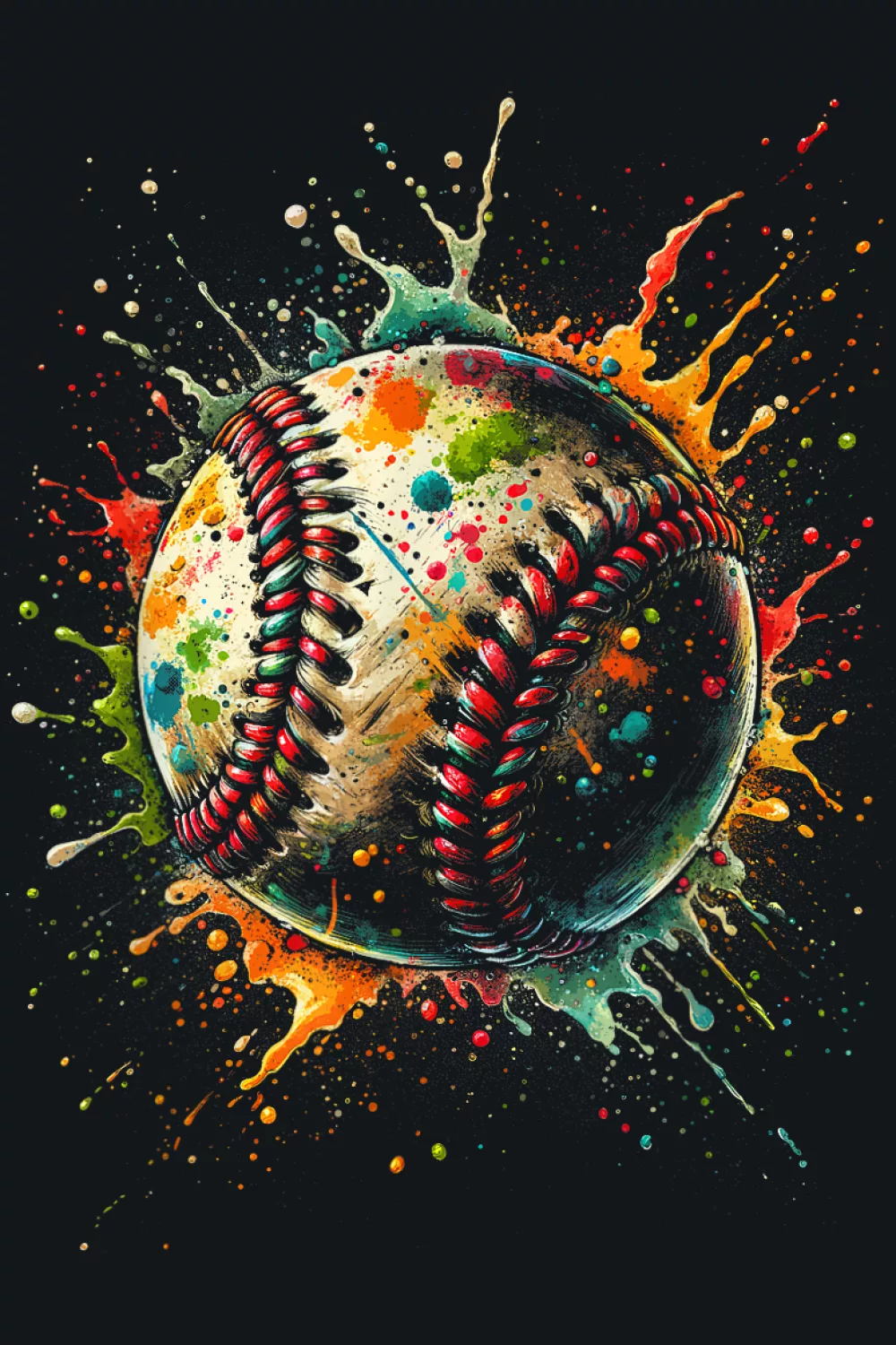 Sunburst color behind ball crest