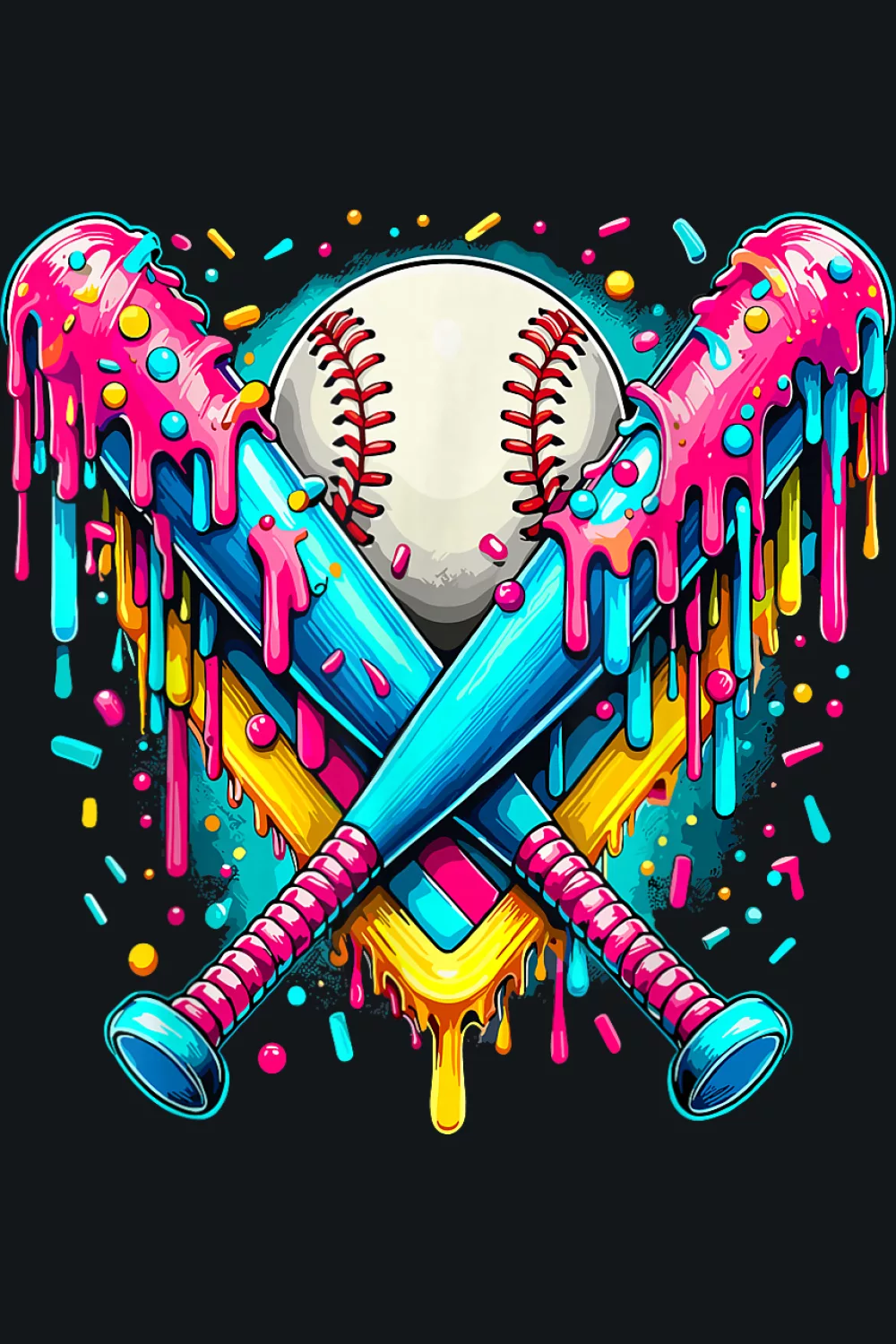 Smiling player icon with candy accents