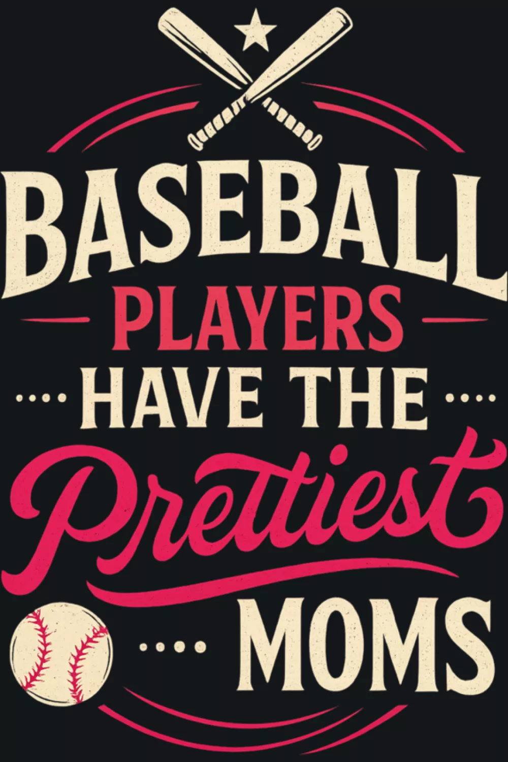 Classic sports layout that feels bold and confident for the mom who cheers loud.