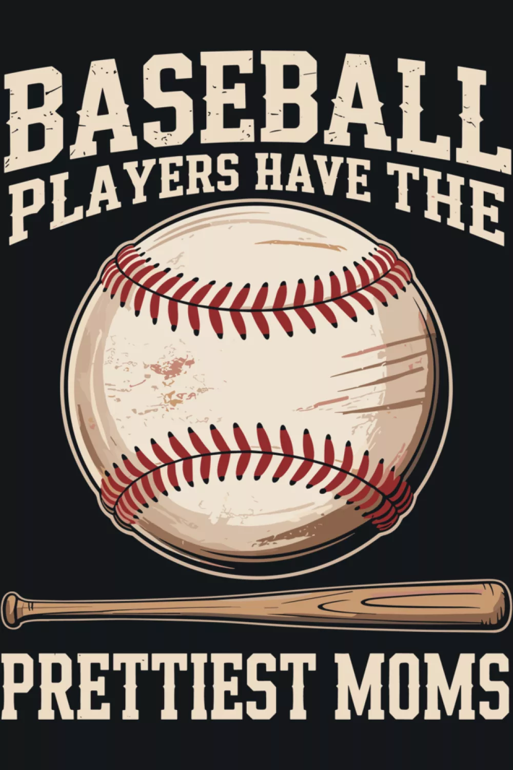 Baseball lover mom pride vibe for fans who want a classic sports look with a sweet compliment.