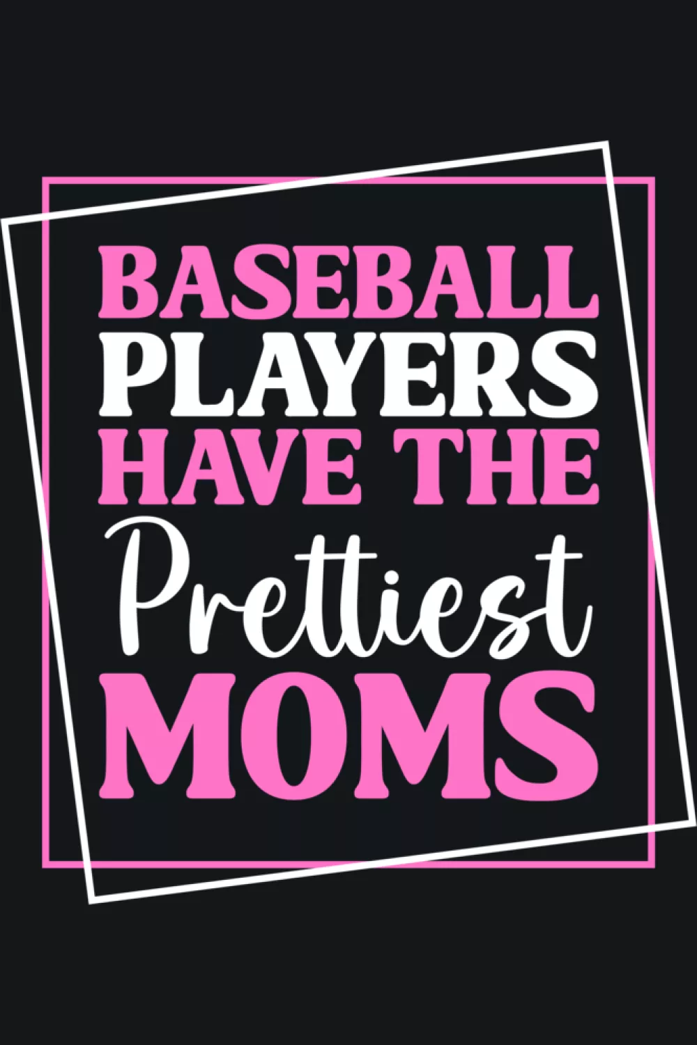 Baseball mom pride emphasis for supporters who want the mom angle to stand out.