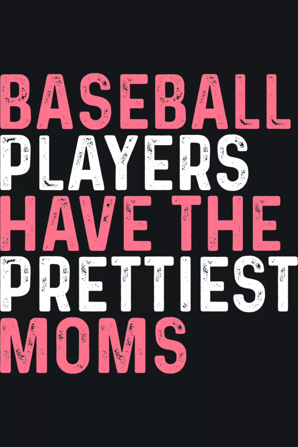Playful mom pride vibe that feels photo ready for team moms, family days, and ballpark trips.