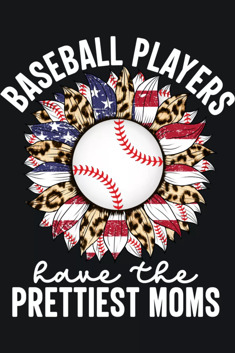 Funny baseball mom pride message for fans who love playful compliments and good laughs.
