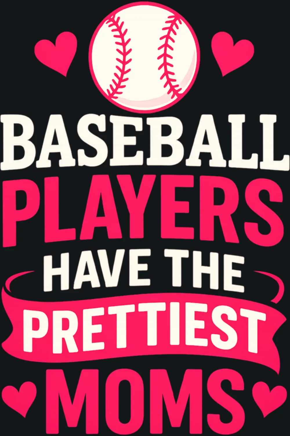 Bold mom pride statement for fans who want the words to be the main focus in any outfit.