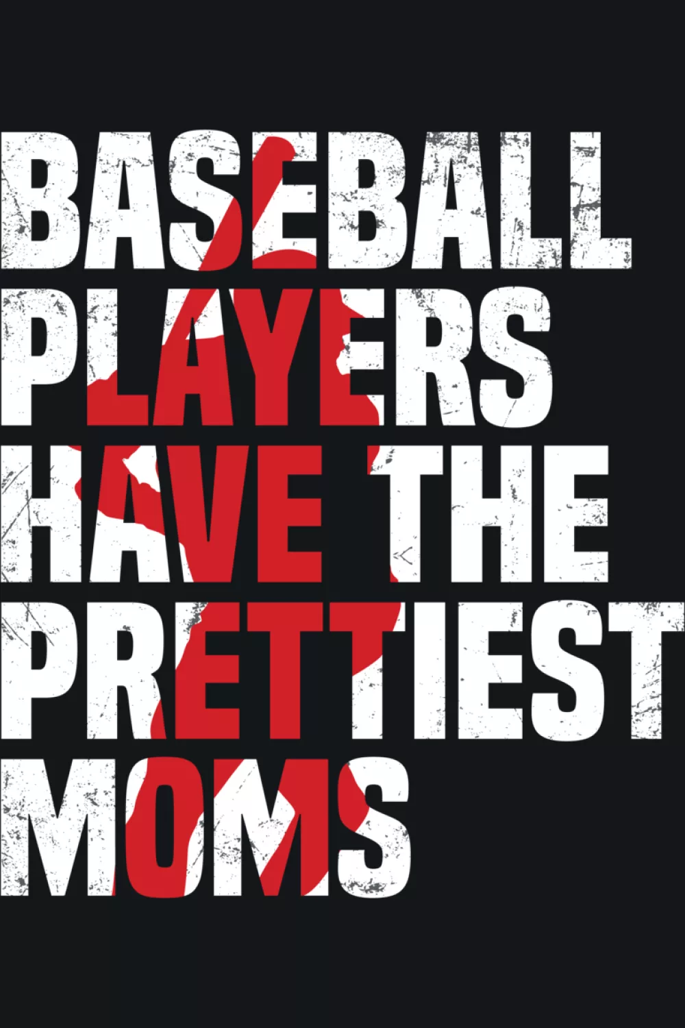 Softball and baseball friendly mom pride message for families who bounce between fields.