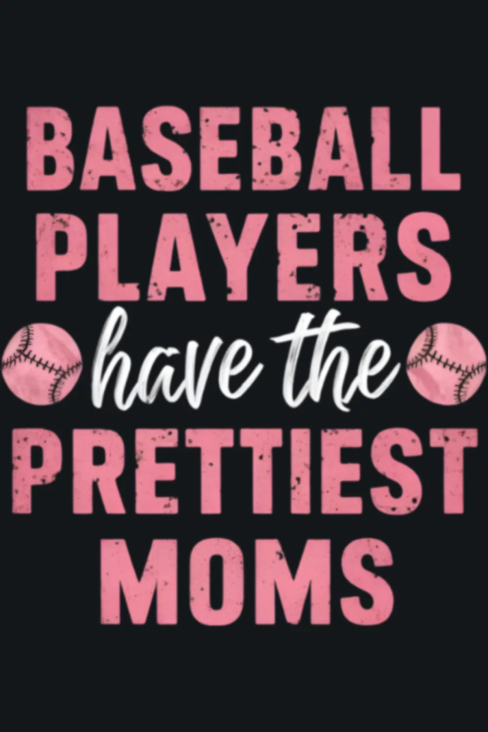 Retro distressed mom pride look for fans who love a throwback sports feel.