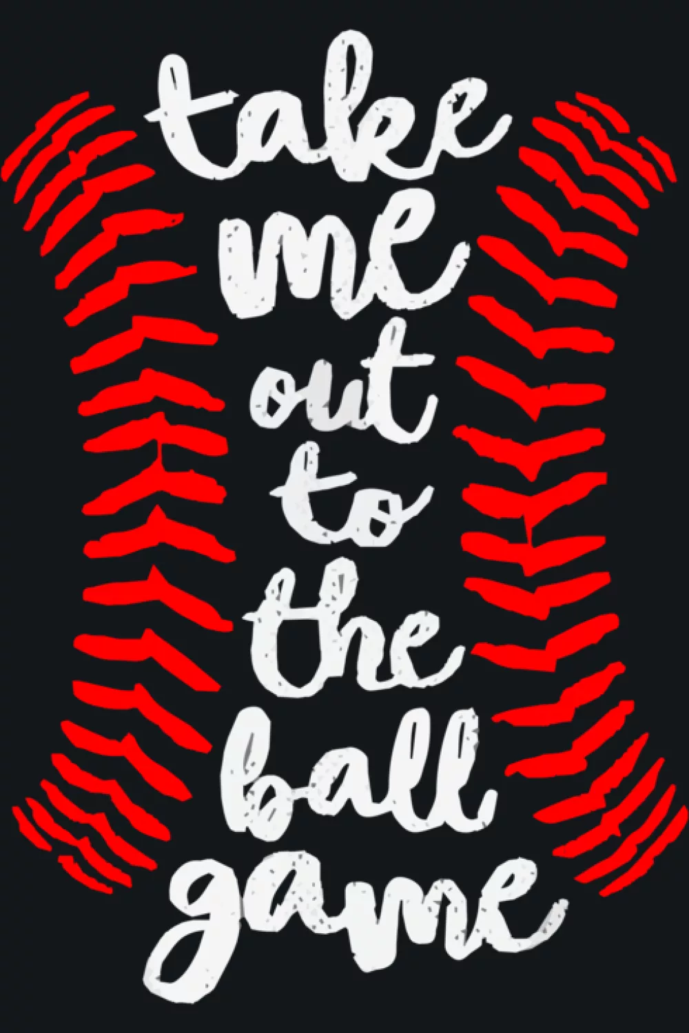 Straightforward ballgame lyric style with a clean sporty vibe that reads clearly from a distance.