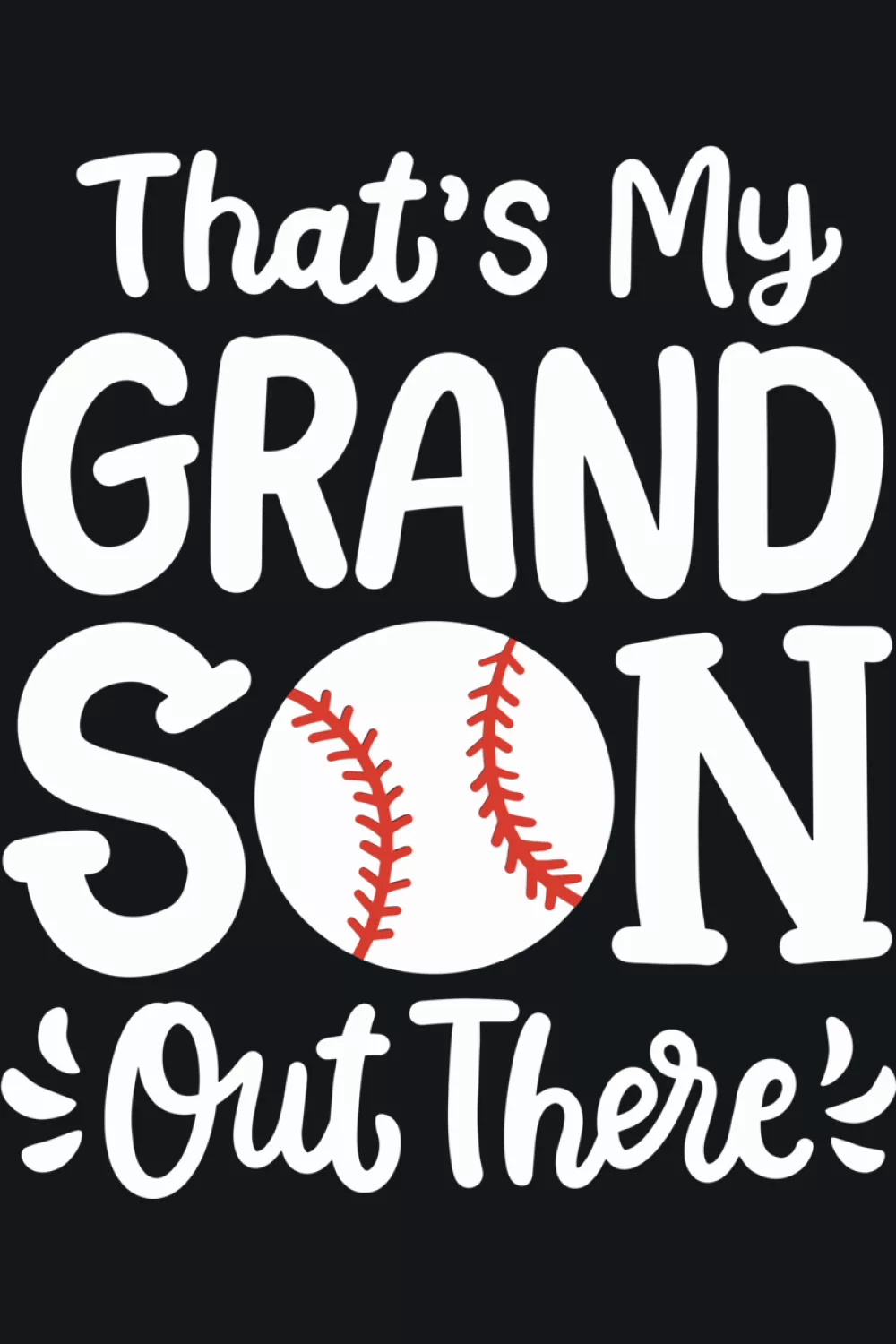 Classic baseball grandma support shirt