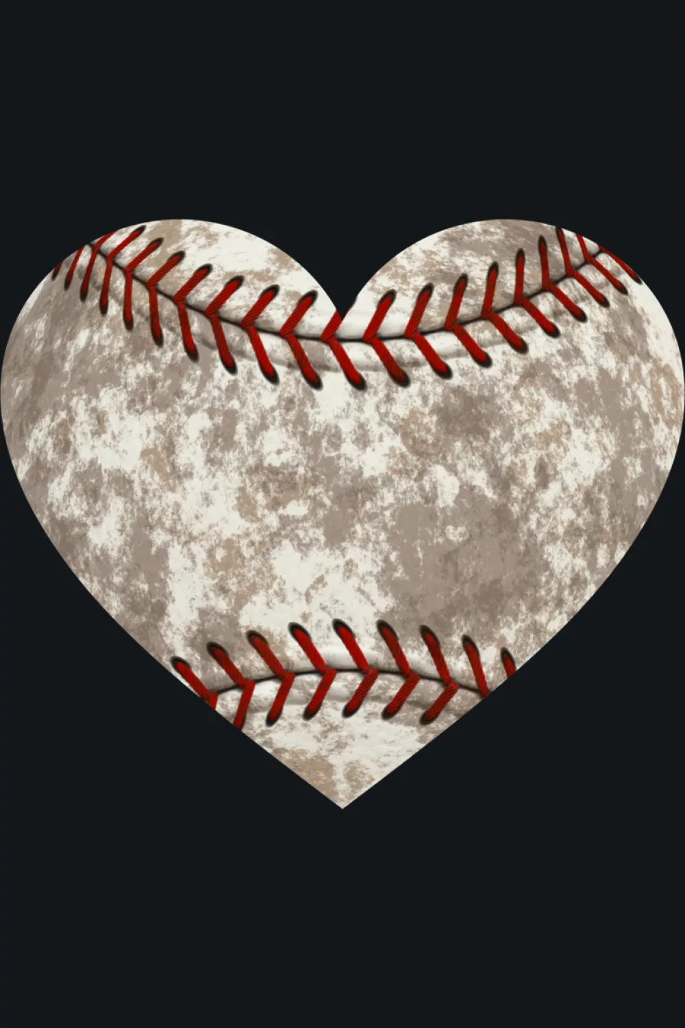 41+ Love Baseball Heart Shirt Design Ideas for Game Day and Valentines Day 59 Vintage style baseball heart for mom and dad fans who love retro sports looks.