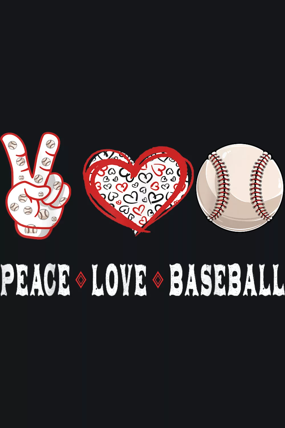 Fun layout for players and fans who share the same love for baseball