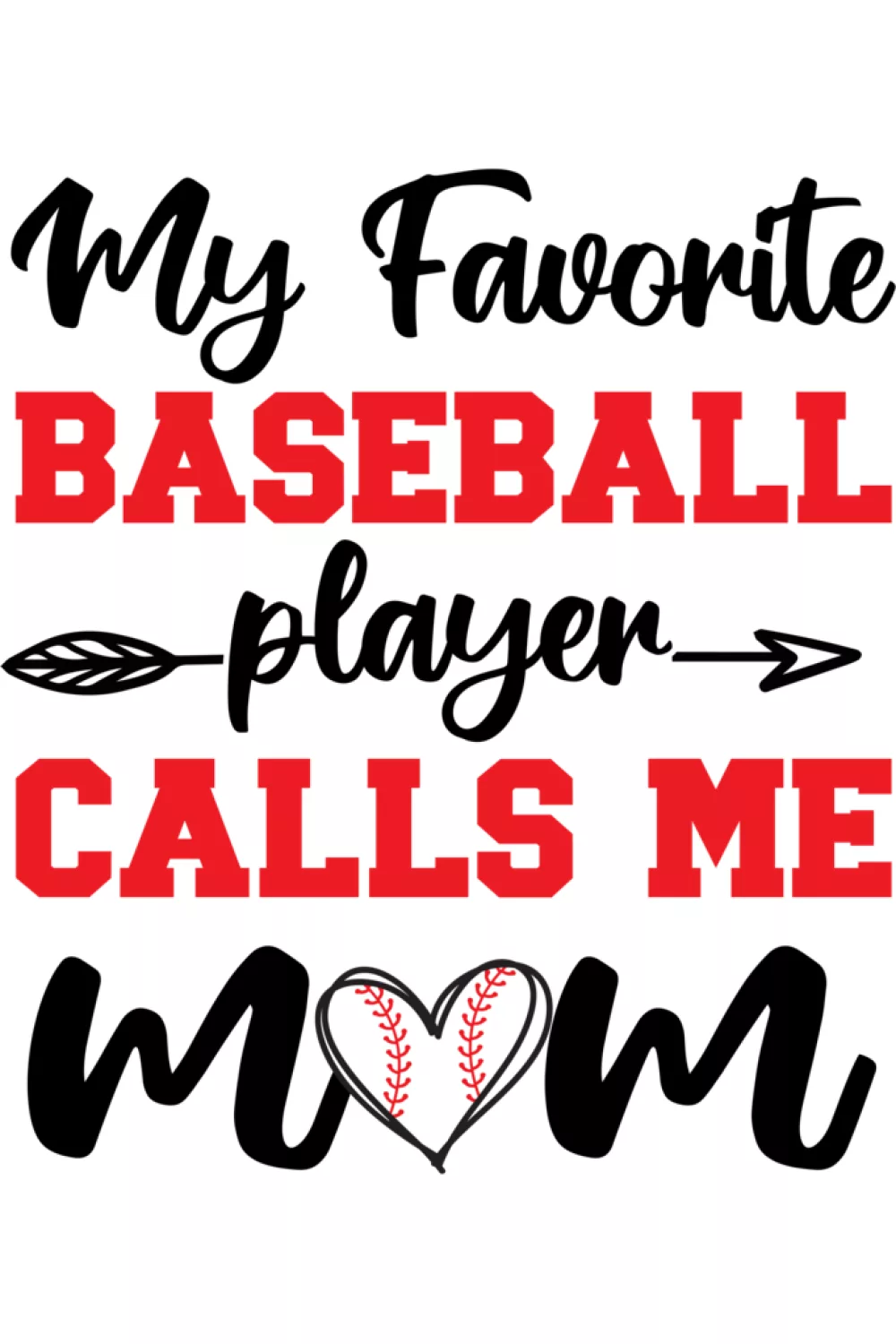 Plural baseball moms wording that works well for groups and friends.