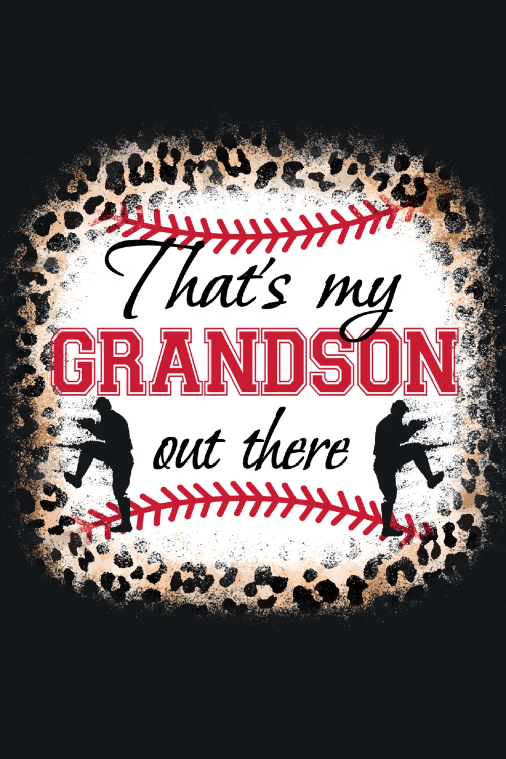 classic baseball grandma supporter look
