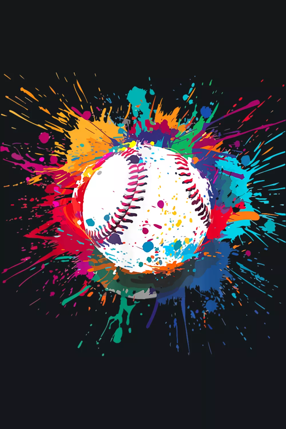Splash ring around bright ball