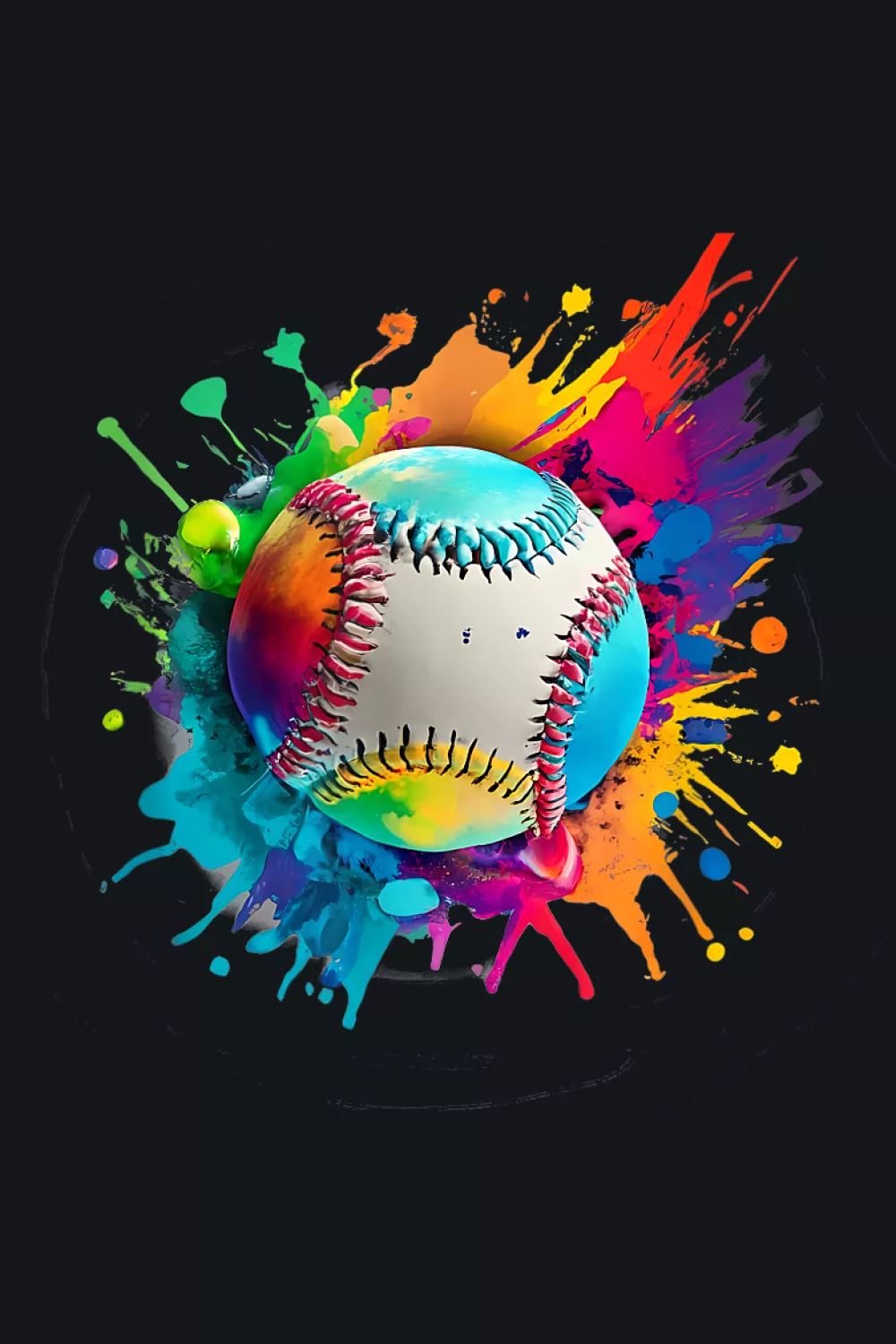 Clean center with soft circles