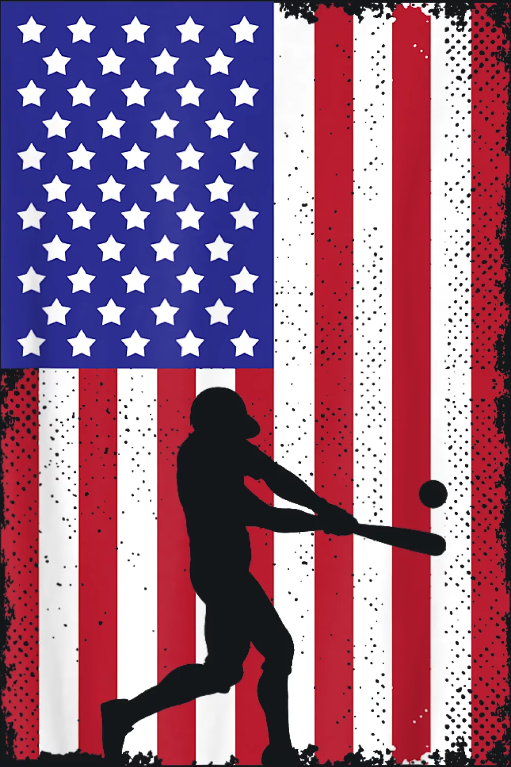 Diagonal flag slice behind player
