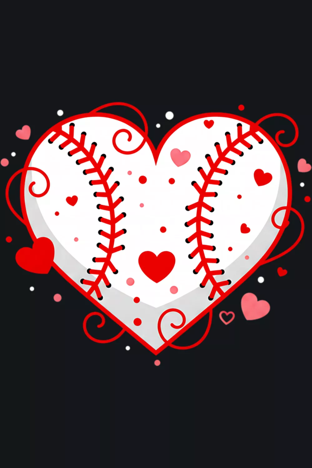 41+ Love Baseball Heart Shirt Design Ideas for Game Day and Valentines Day 61 Cute Valentines Day baseball heart for moms, women, and girls who love the sport.