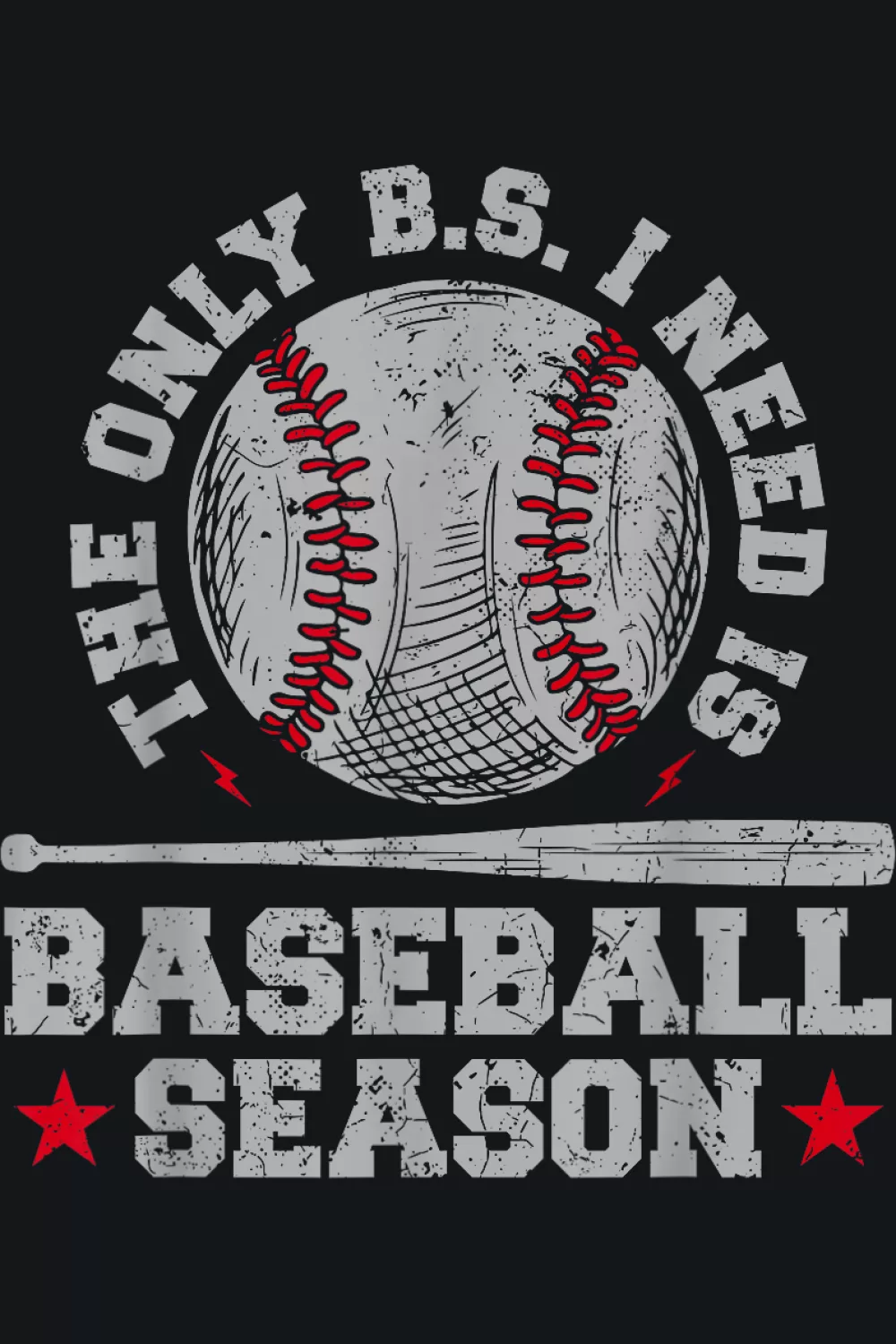 Funny baseball lover slogan style that feels casual and friendly for everyday wear.